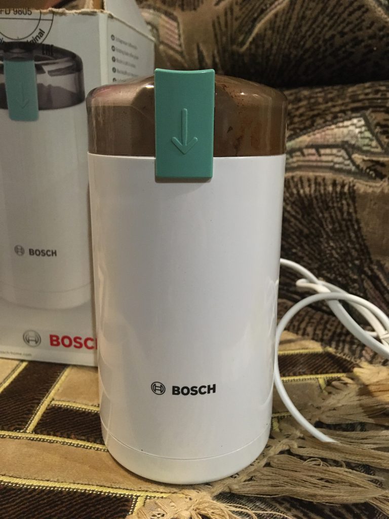 Бодрое утро с кофемолкой Bosch