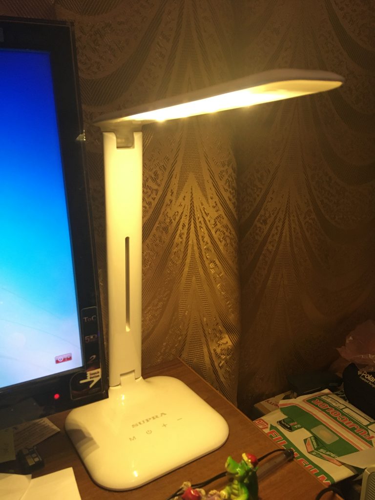 Работаем дома с светильником Supra
